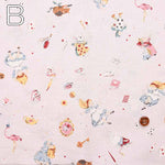 Cotton sheeting print fabric Little Story Alice in Wonderland - nomura tailor