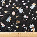 Cotton sheeting print fabric Little Story Alice in Wonderland - nomura tailor