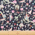 Cotton sheeting print fabric Little Story Snow White - nomura tailor