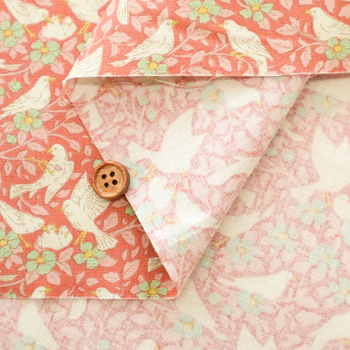 Cotton Printed Fabric Tilda 2026S/S song bird - nomura tailor