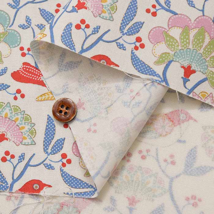 Cotton printed fabric Tilda 2024 S/S Jubilee Bird Tree - nomura tailor