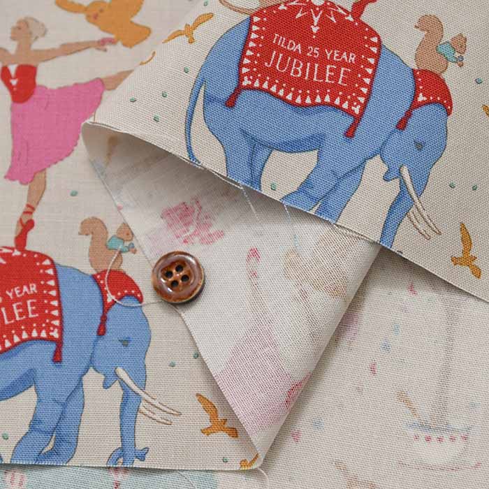 Cotton printed fabric Tilda 2024 S/S Jubilee Circus Life - nomura tailor