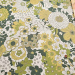 C/L Canvas Printed Fabric KNAP Big Flower - nomura tailor