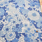 C/L Canvas Printed Fabric KNAP Big Flower - nomura tailor