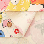 Cotton Oxford Printed Fabric Powerful Animal - Sheep - nomura tailor