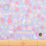 Cotton sheeting print fabric DREAM GIRL Cat - nomura tailor