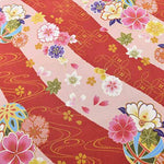 Cotton sheeting printed fabric Yuka Ryusui - nomura tailor