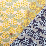 Cotton Oxford Printed Fabric - Blooming Day - nomura tailor