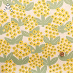 Cotton Oxford Printed Fabric - Blooming Day - nomura tailor