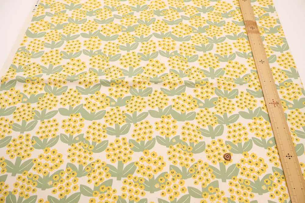 Cotton Oxford Printed Fabric - Blooming Day - nomura tailor
