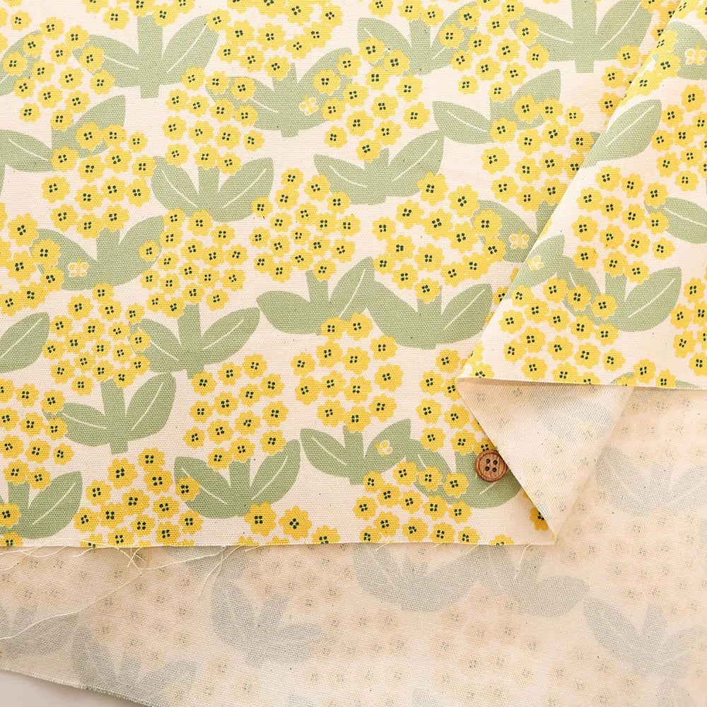 Cotton Oxford Printed Fabric - Blooming Day - nomura tailor