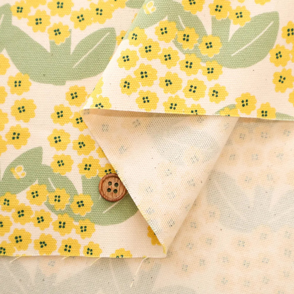 Cotton Oxford Printed Fabric - Blooming Day - nomura tailor