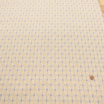 C/L Canvas Printed Fabric - sashiko moyo Mimosa Bird - nomura tailor