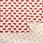 Cotton Oxford Printed Fabric - Elephant - nomura tailor