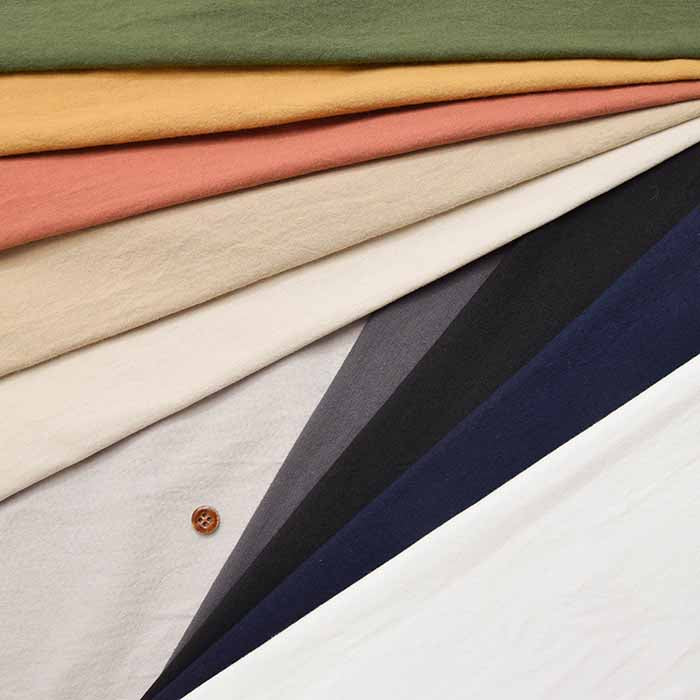 20S Cotton Cozy Light Cloth Fabric Plain - nomura tailor