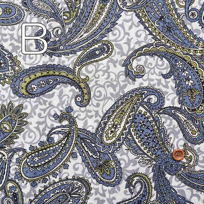 Cotton seating print fabric paisley - nomura tailor