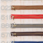 Metal fastener 40cm straight gold - nomura tailor