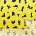 USA Cotton Printed Fabric moda Ruby Star Society Freaky Familiars - Black Cat - nomura tailor