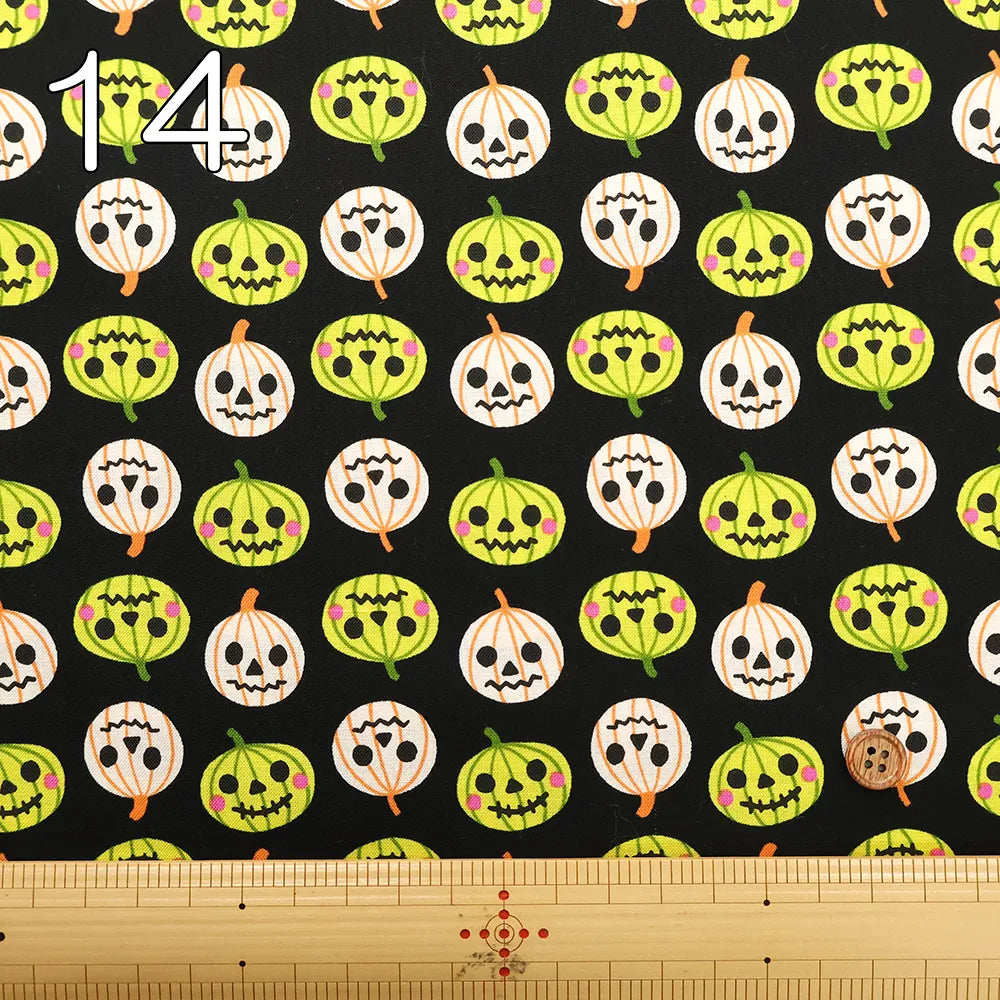 USA Cotton Printed Fabric moda Ruby Star Society Freaky Familiars - Pumpkin - nomura tailor