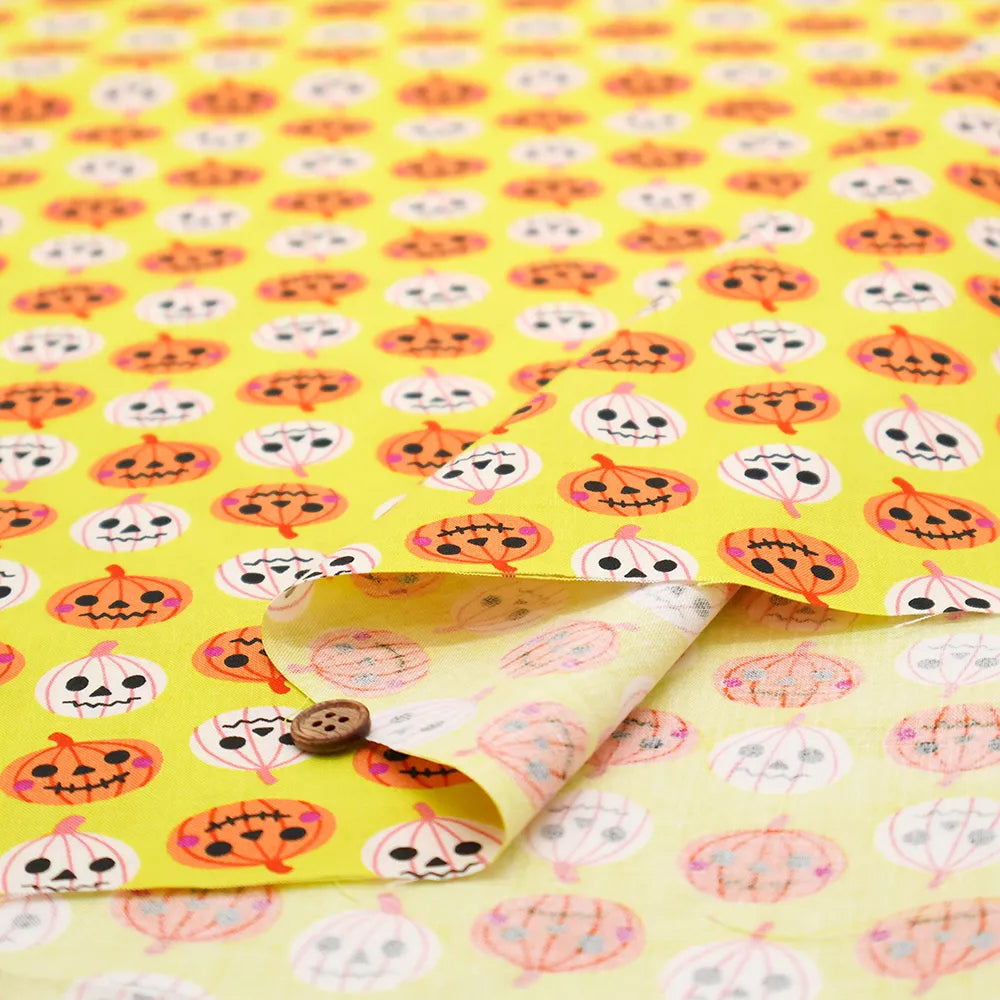 USA Cotton Printed Fabric moda Ruby Star Society Freaky Familiars - Pumpkin - nomura tailor