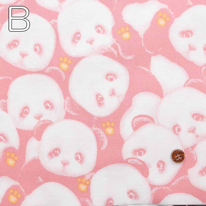 Cotton Ox Printed Fabric Stuffed Panda - nomura tailor