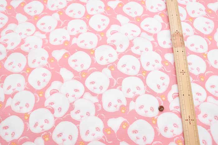 Cotton Ox Printed Fabric Stuffed Panda - nomura tailor