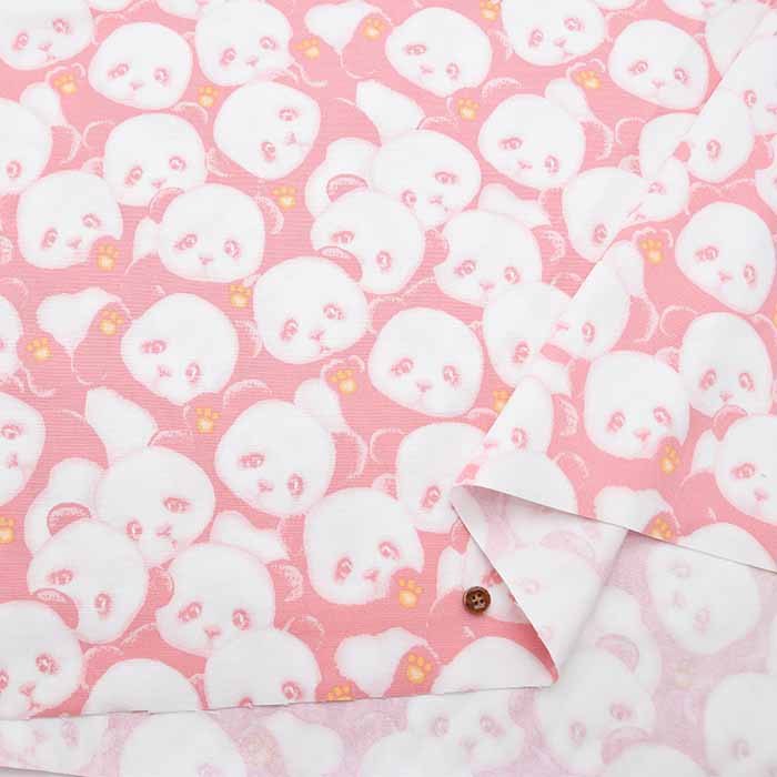 Cotton Ox Printed Fabric Stuffed Panda - nomura tailor