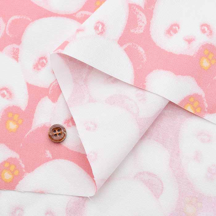 Cotton Ox Printed Fabric Stuffed Panda - nomura tailor