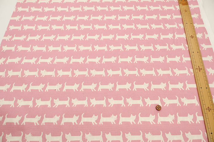 Cotton Oxford Fabric - Cat - nomura tailor