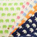 Cotton Oxford Fabric - Elephant - nomura tailor
