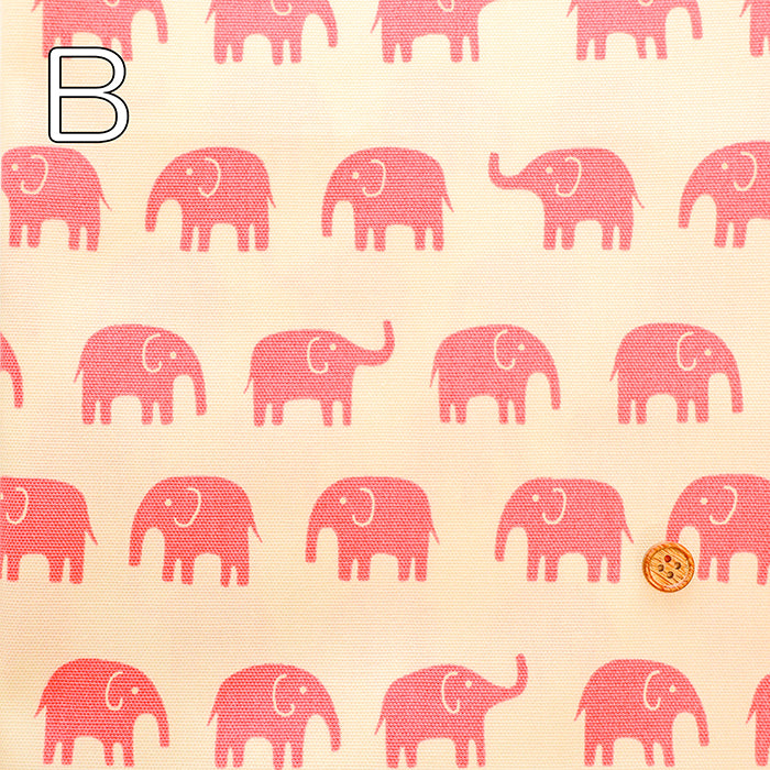 Cotton Oxford Fabric - Elephant - nomura tailor