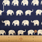 Cotton Oxford Fabric - Elephant - nomura tailor