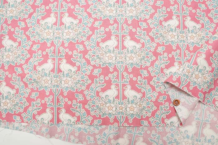 TILDA Tilda Cotton Seating Print Fabric DUCK NEST - nomura tailor