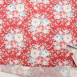 TILDA Tilda Cotton Sheeting Print Fabric Lydia Raspberry - nomura tailor