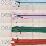 YKK Metal Zipper with Ball Pull - Size #3, 20cm [Standard Color: Antique Gold] - nomura tailor