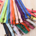 YKK Metal Zipper with Ball Pull - Size #3, 20cm [Standard Color: Antique Gold] - nomura tailor