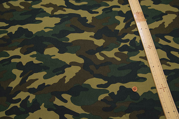 Cotton twill print fabric camouflage - nomura tailor