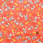 Cotton printed fabric 2023 Sweet Rush Petit Friends - nomura tailor