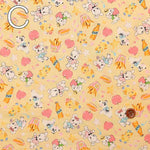 Cotton printed fabric 2023 Sweet Rush Petit Friends - nomura tailor