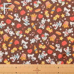 Cotton printed fabric 2023 Sweet Rush Petit Friends - nomura tailor