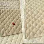 Cotton linen quilt fabric plain (all needle) - nomura tailor