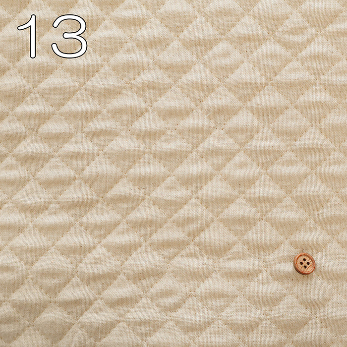 Made in China C/L Canvas Quilted Fabric  - Plain<Full Needle> - nomura tailor