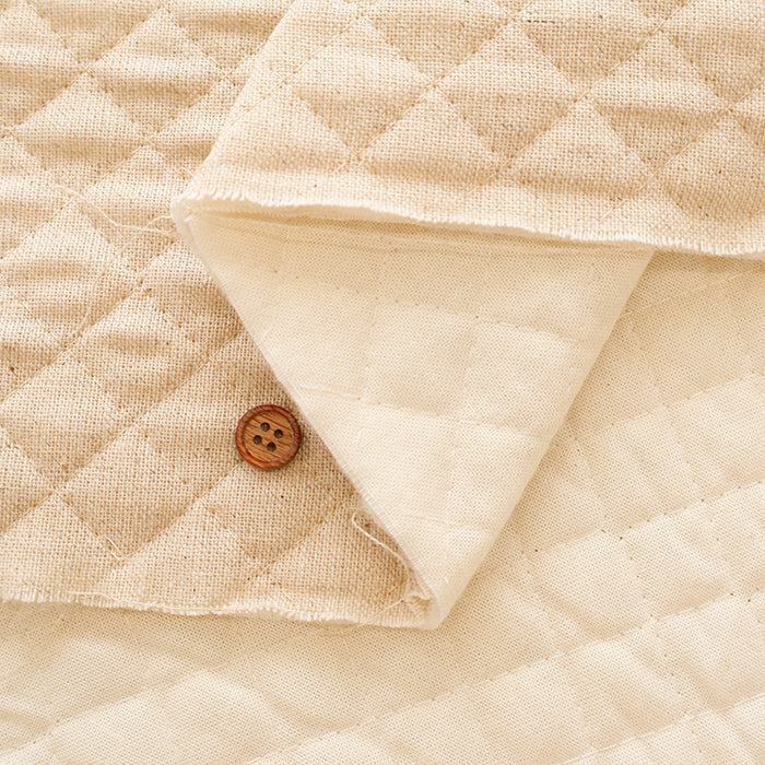 Made in China C/L Canvas Quilted Fabric  - Plain<Full Needle> - nomura tailor
