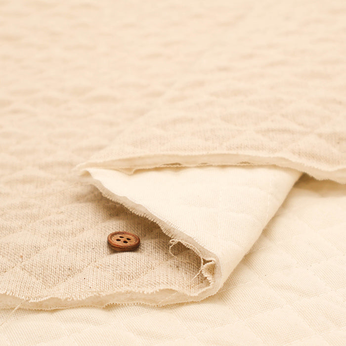 Made in China C/L Canvas Quilted Fabric  - Plain<Full Needle> - nomura tailor