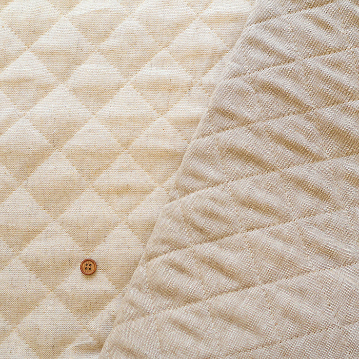 Made in China C/L Canvas Quilted Fabric  - Plain<Half Needle> - nomura tailor