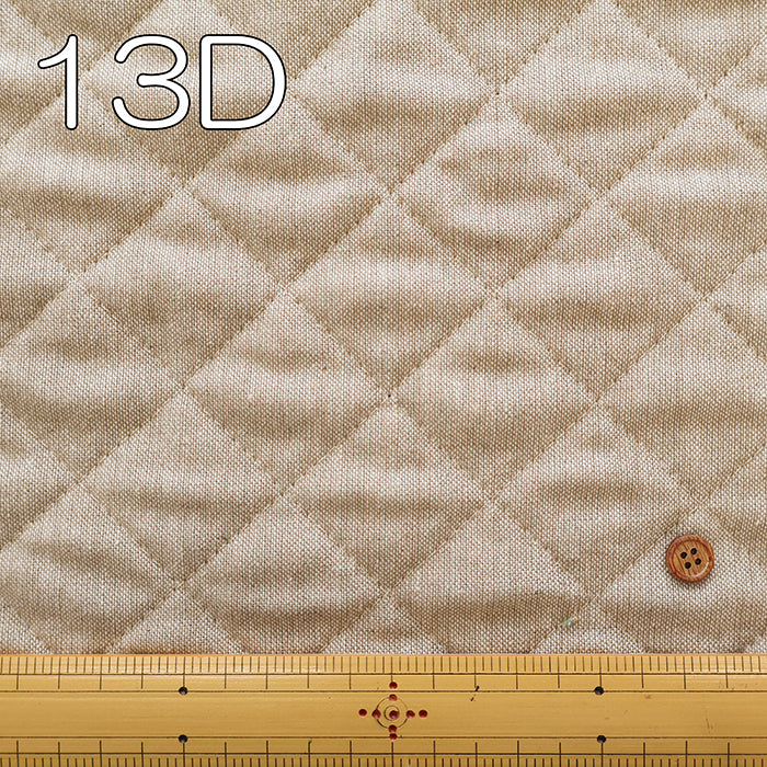 Made in China C/L Canvas Quilted Fabric  - Plain<Half Needle> - nomura tailor