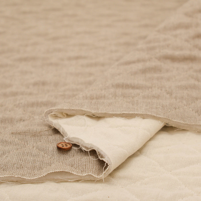 Made in China C/L Canvas Quilted Fabric  - Plain<Half Needle> - nomura tailor