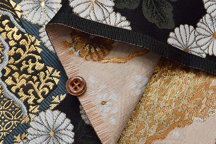 Gold Brocade Chrysanthemum on Mountain - nomura tailor