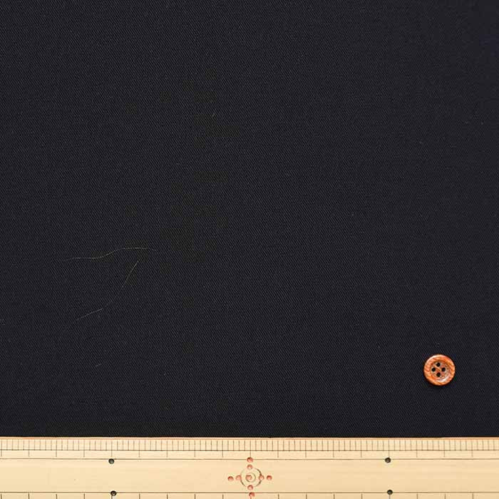 Polyester formal black reverse twill gabard fabric, solid color - nomura tailor