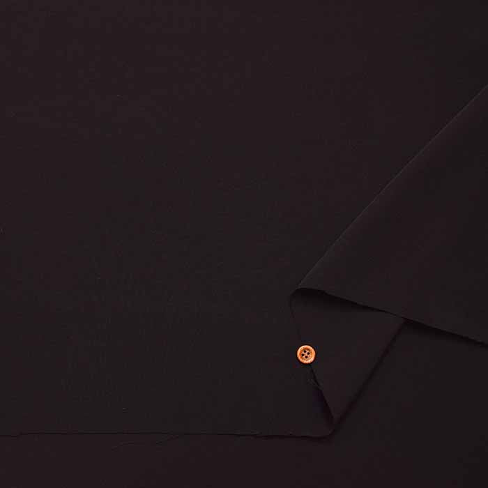 Polyester formal black reverse twill gabard fabric, solid color - nomura tailor